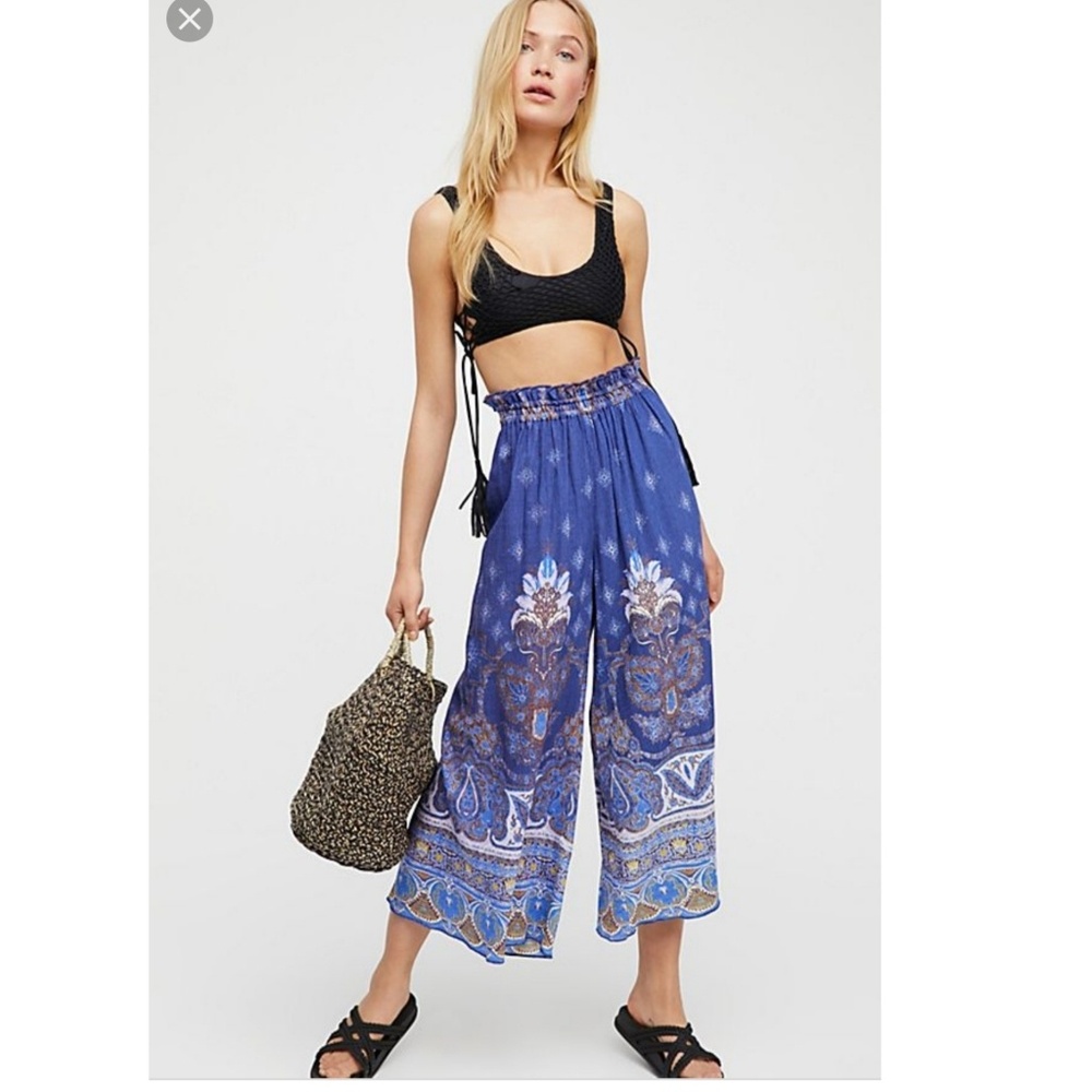 Free People Flowy Wide Leg Pants